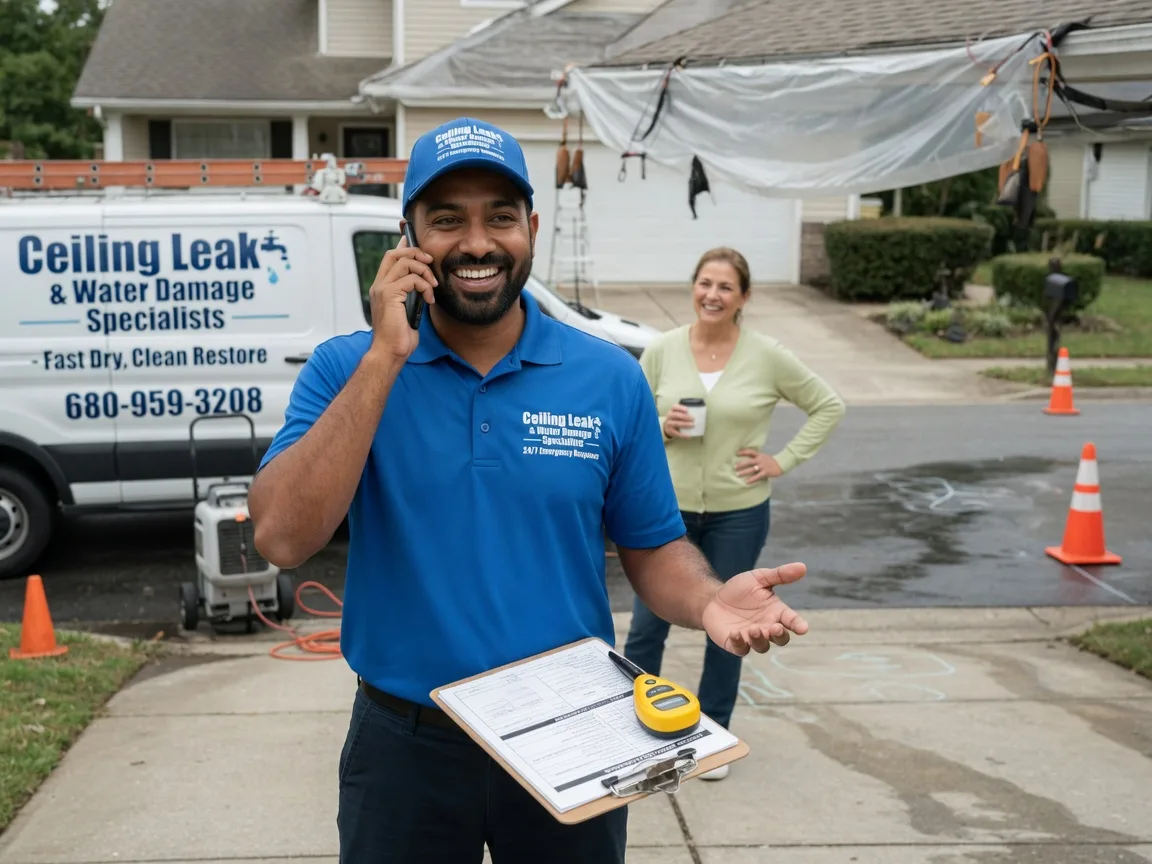 Ceiling Leak Cleanup Hermon, ME FAQs
